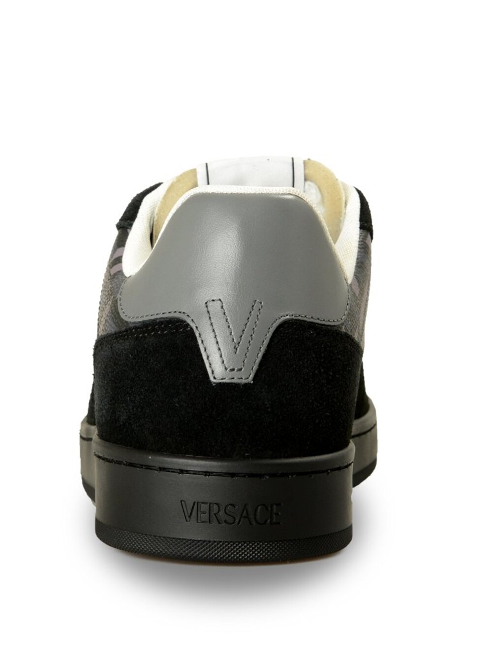 Versace Men's "The Greek Print" Leather & Suede Sneakers Shoes US 13 IT 46 - Picture 3 of 8